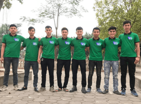 đội ngũ kỹ thuật viên của vũ