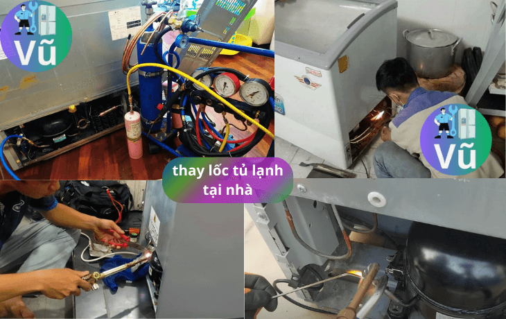 thợ thay lốc tủ lạnh tại nhà