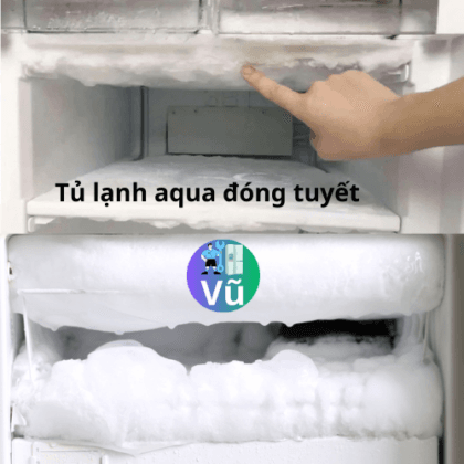 tủ lạnh aqua bị đóng tuyết