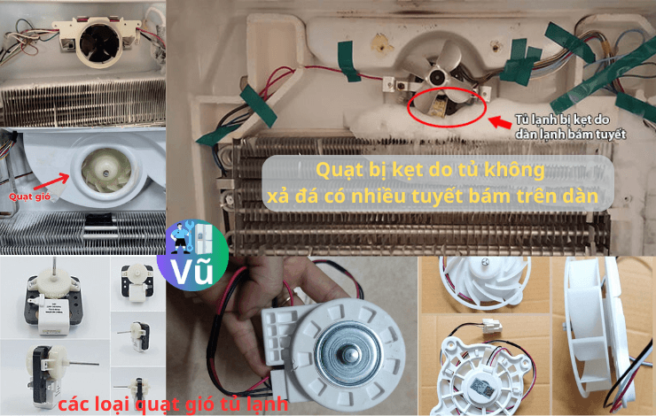 các loại quạt gió tủ lạnh